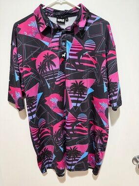 Lofty Miami vice vibes polo golf